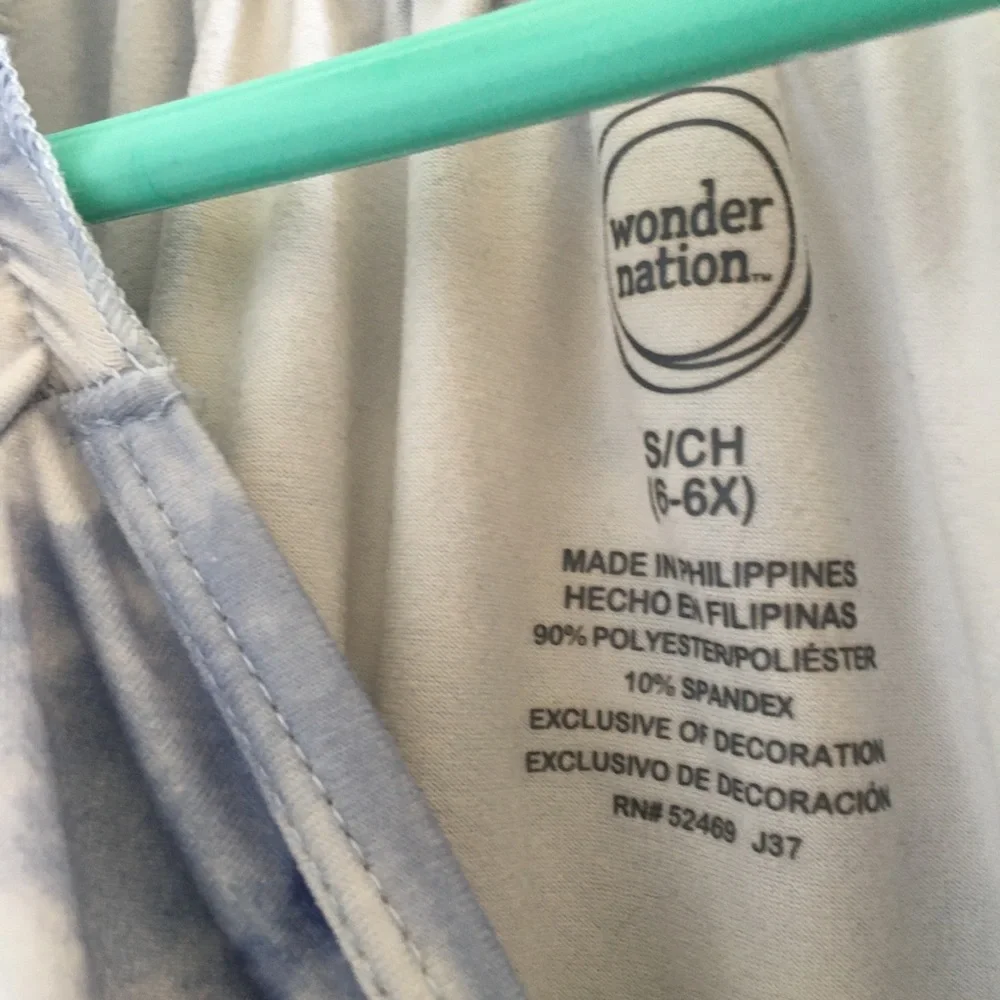 Girls wonder nation dress small 6/6x